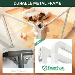 FXW AuraSpace Pro 24-inch height keeps small dogs safely contained