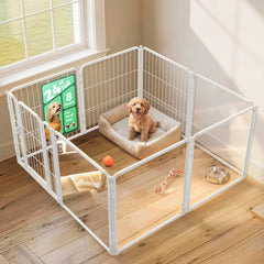 FXW AuraSpace Pro clear acrylic panels offer visibility for calm indoor play