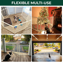 FXW 32-inch tall full-metal gate blends with modern decor