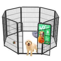 FXW Homeplus Unleashed 40-inch playpen with durable metal frame for long-lasting use.