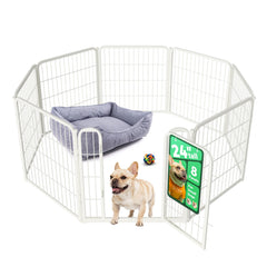 FXW Homeplus Unleashed front view: safe indoor dog playpen.