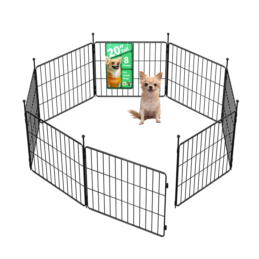 FXW MiniPaws Unleashed playpen in yard use for safe outdoor puppy play.