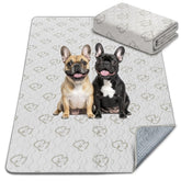 FXW washable dog pad with absorbent layer keeps playpen dry and tidy.