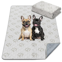 FXW washable dog pad with absorbent layer keeps playpen dry and tidy.