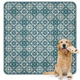 FXW washable dog pads for the 63-inch playpen keep your pup dry and comfortable.