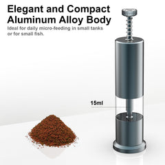 FZONE 15ml capacity keeps small fish meals portions for consistent intake.