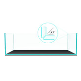 FZONE Anata 9Gal rimless tank front view showing clear edge-to-edge visibility