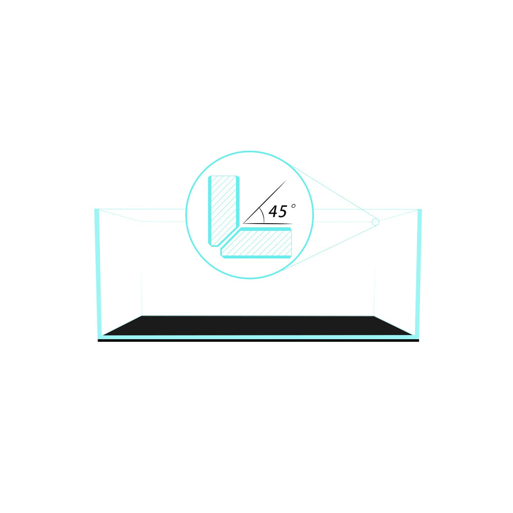 FZONE Anata NovaClear tank top view showing clarity and shallow profile for versatile setups