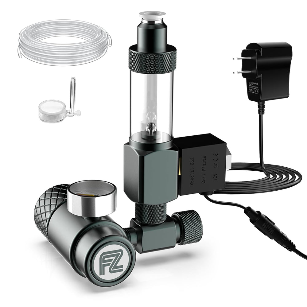 FZONE Aquarium CO2 Regulator Kit enables precise control in small planted tanks.