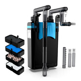 FZONE hang-on-back filter with 4-stage filtration for compact tanks