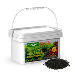 FZONE Aquarium Soil in a planted tank promotes lush plant growth.
