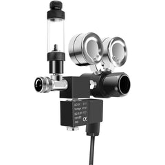 FZONE bubble counter with check valve ensuring safe water backflow prevention during setup