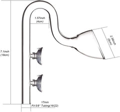 FZONE lily pipe with suction cups securing airflow