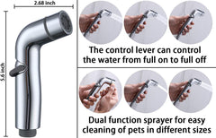 G-Promise 78 inch hose provides extended reach for easier rinsing.