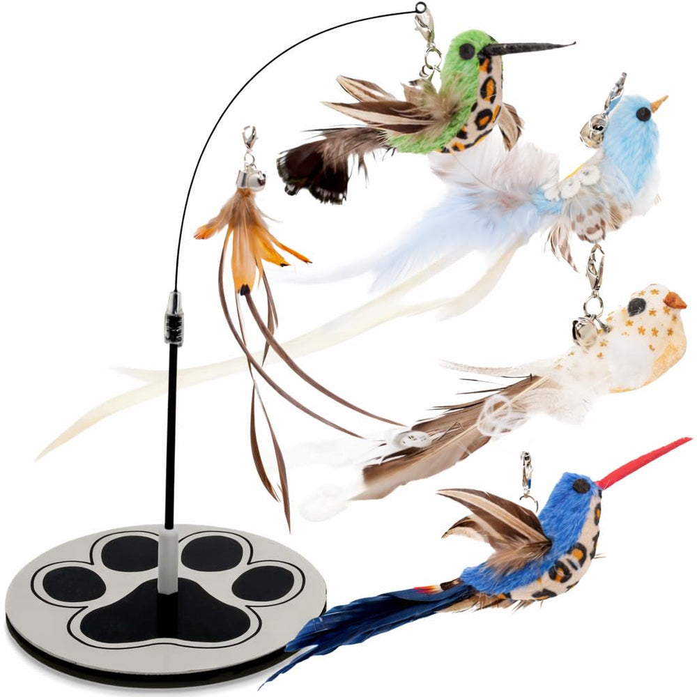 GADGETSOLOGY interactive cat toy indoor base promotes active play for indoor cats.