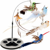 GADGETSOLOGY interactive cat toy indoor base promotes active play for indoor cats.