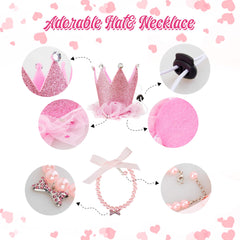 GAGILAND bowtie hairpin completes a chic canine party look