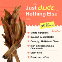Duck feet joint-support nutrition from Gaines Family Farmstead