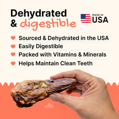 Gaines Family Farmstead Duck Heads packaging label—single-ingredient treat.