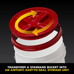 Gamma Seal Lid two-gasket seal ensures freshness and leak-proof performance.
