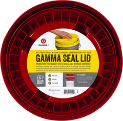 Gamma Seal Lid pest protection close-up shows double gasket technology for reliable sealing.