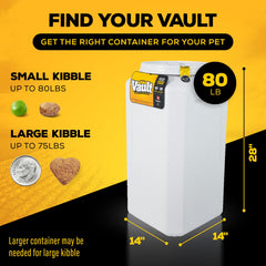 Gamma2 Vittles Vault sealed lid close-up highlighting pest protection.