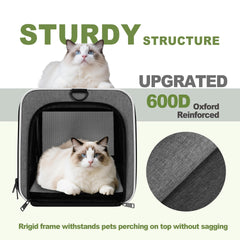 GAPZER dual-entry design with four-sided mesh for easy loading and checks