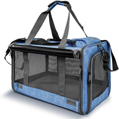 GAPZER large cat carrier with generous dimensions for easy travel with bigger cats.