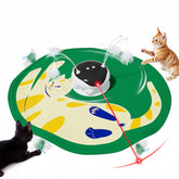 Gardner Pet 5-in-1 toy with chirping feather to stimulate hunting indoors