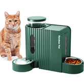 Gardner Pet automatic gravity feeder with stainless bowl ensures steady meals for pets