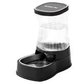 Gardner Pet automatic gravity water dispenser, front view, shows stable hydration for pets.