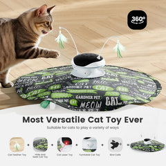 Gardner Pet Cat Laser Toy side view highlighting laser dot chase for focused play.