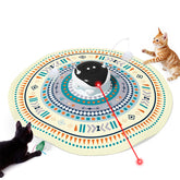 Gardner Pet 5-in-1 hide-and-seek toy with ambush feather enhances indoor play.