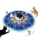 Gardner Pet ambush-feather in action stimulates playful hunting instincts.
