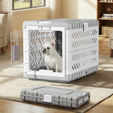 Gardner Pet collapsible dog crate outer view highlights space-saving design for easy storage