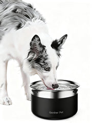 Gardner Pet 1-gallon dog bowl in stainless steel for durable daily hydration