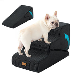 Gardner Pet dog stairs 3-step couch, secure anti-slip base for safe climbs.