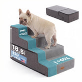 Gardner Pet dog stairs grey four steps for bed stable access