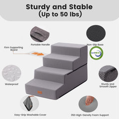 Gardner Pet foldable stairs become a bed for naps