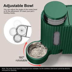 Gardner Pet large capacity container supports daily water and food without frequent refills