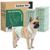Gardner Pet diaper with wetness indicator signals when to change for easier diapering.