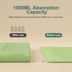 Gardner Pet six-layer protection with bottom film protects floors from leaks.