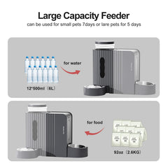 Gardner Pet two-in-one set neatly arranged in a home corner.