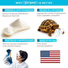 Gargeer Complete Mineral ingredients show clay minerals and kelp for balanced nutrition.