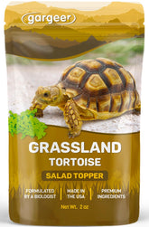 Gargeer Desert Grassland Topper bottle ready for sprinkling on tortoise meals