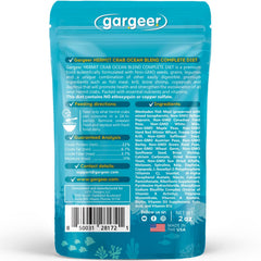 Gargeer hermit crab diet bowl with Ocean Blend for balanced nutrition