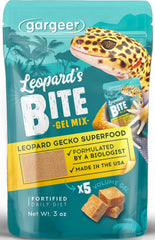 Gargeer Leopard Gecko Gel Diet powder ready to mix for quick feeding.
