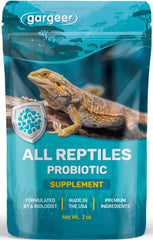 Gargeer Reptile Probiotics bottle supports reptile gut health.