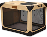 Garnpet 36-inch collapsible crate folded for compact storage and transport.