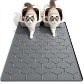 Garoopion cat litter mat 40x28 large traps litter and keeps floors clean.